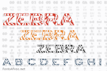 Zebra Font