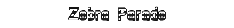 Zebra Parade Font