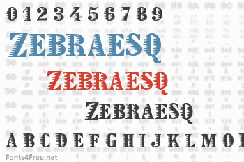 Zebraesq Font
