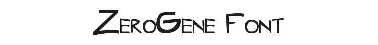 ZeroGene Font