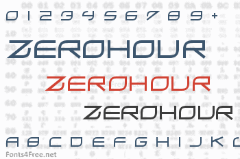 ZeroHour Font