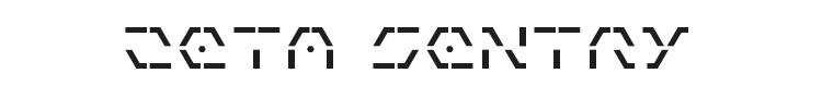 Zeta Sentry Font