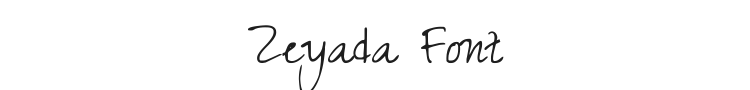 Zeyada Font