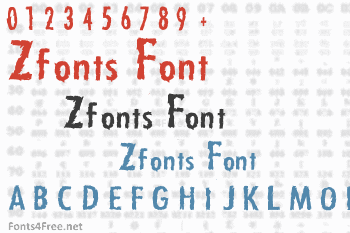 Zfonts Font