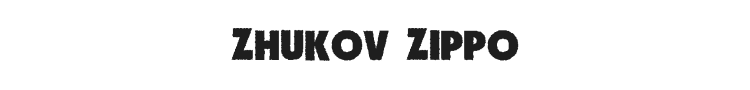 Zhukov Zippo Font