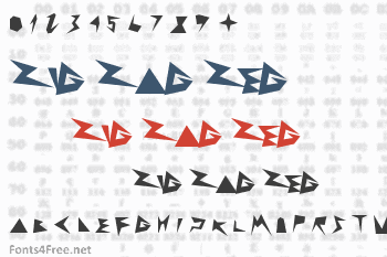 Zig Zag Zeg Font