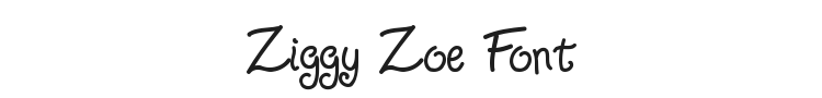 Ziggy Zoe Font