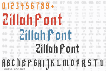 Zillah Font