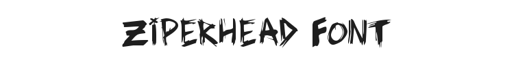 Ziperhead Font Preview