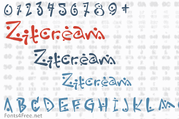 Zitcream Font