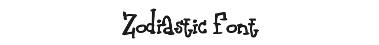 Zodiastic Font Preview