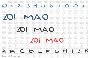 Zoi Mao Font