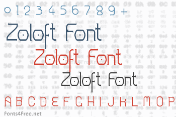 Zoloft Font