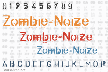 Zombie-Noize Font