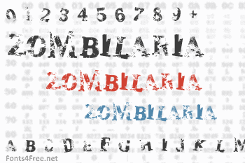 Zombilaria Font