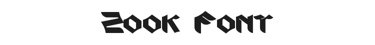 Zook Font