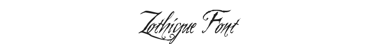 Zothique Font