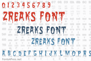 Zreaks Font