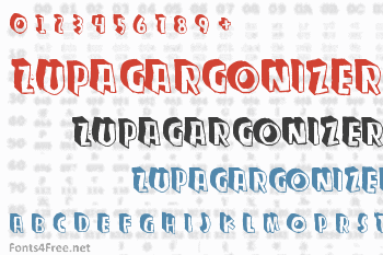 Zupagargonizer Font