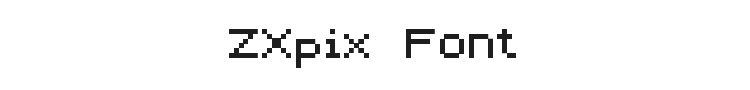 ZXpix Font