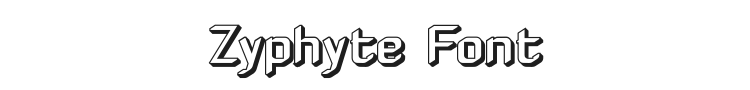 Zyphyte Font Preview