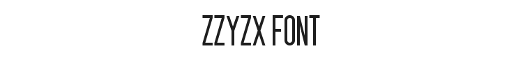 Zzyzx Font Preview